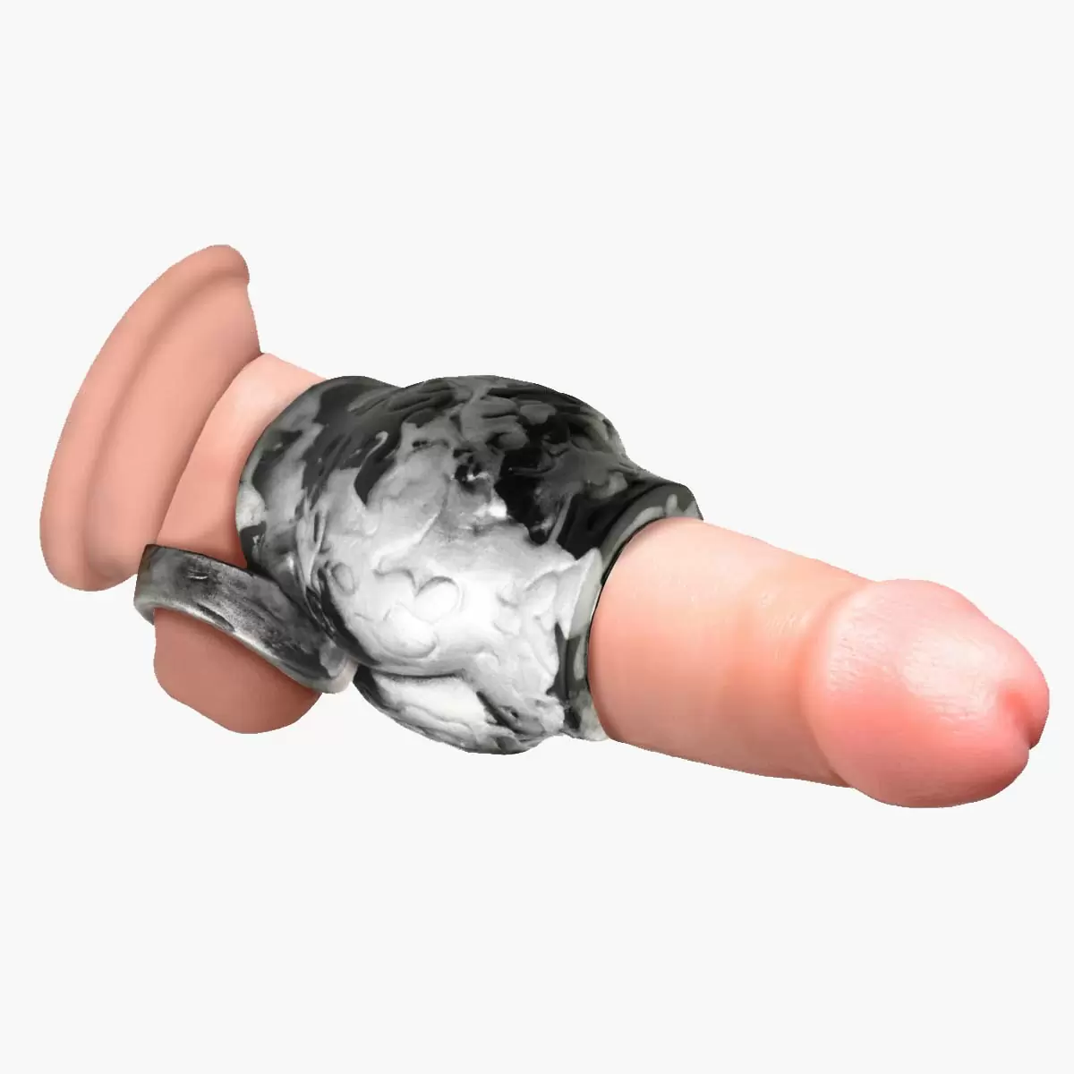 Night Prowler Silicone Girth Enhancer With Ball Strap Night Prowler Silicone Girth Enhancer With Ball Strap