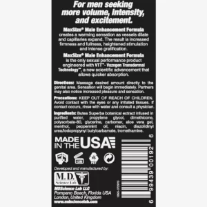 Max Size Enhancement Cream 5oz Max Size Enhancement Cream 5oz