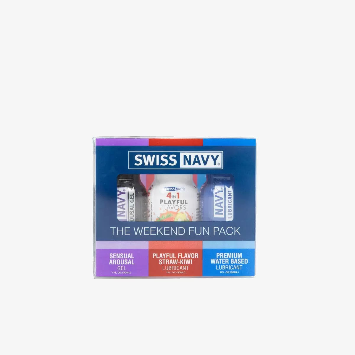 The Weekend Fun Pack Flavoured Lube 3 Pack 1oz The Weekend Fun Pack Flavoured Lube 3 Pack 1oz