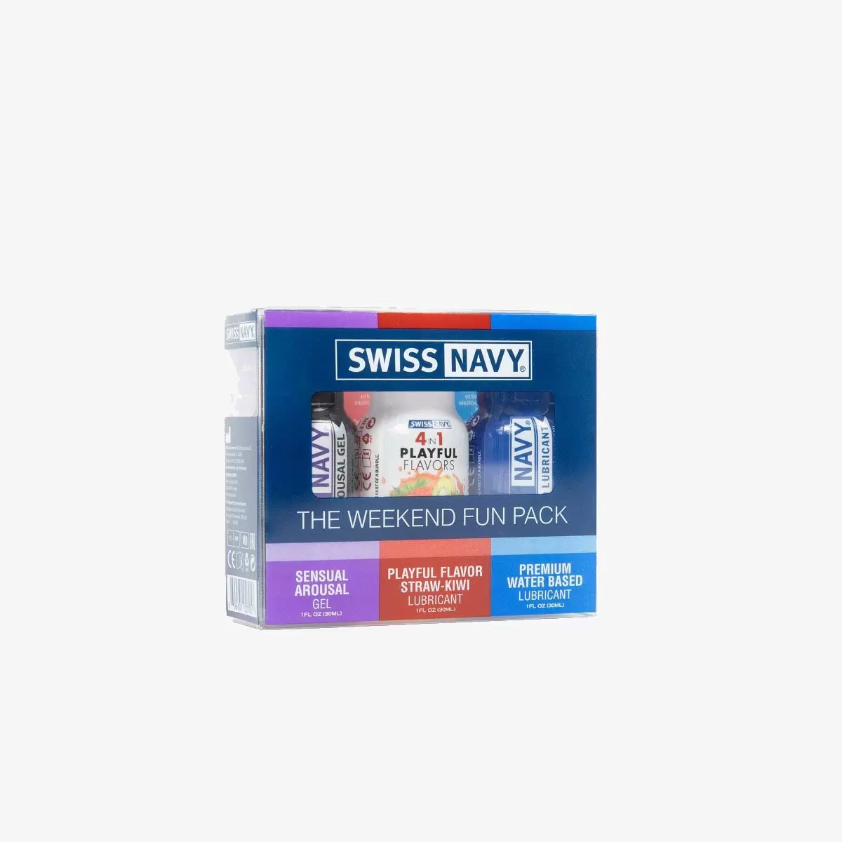The Weekend Fun Pack Flavoured Lube 3 Pack 1oz The Weekend Fun Pack Flavoured Lube 3 Pack 1oz