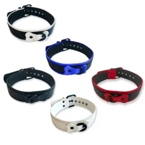 Vegan Puppy Collar Black Red Blue White Vegan Puppy Collar Black Red Blue White