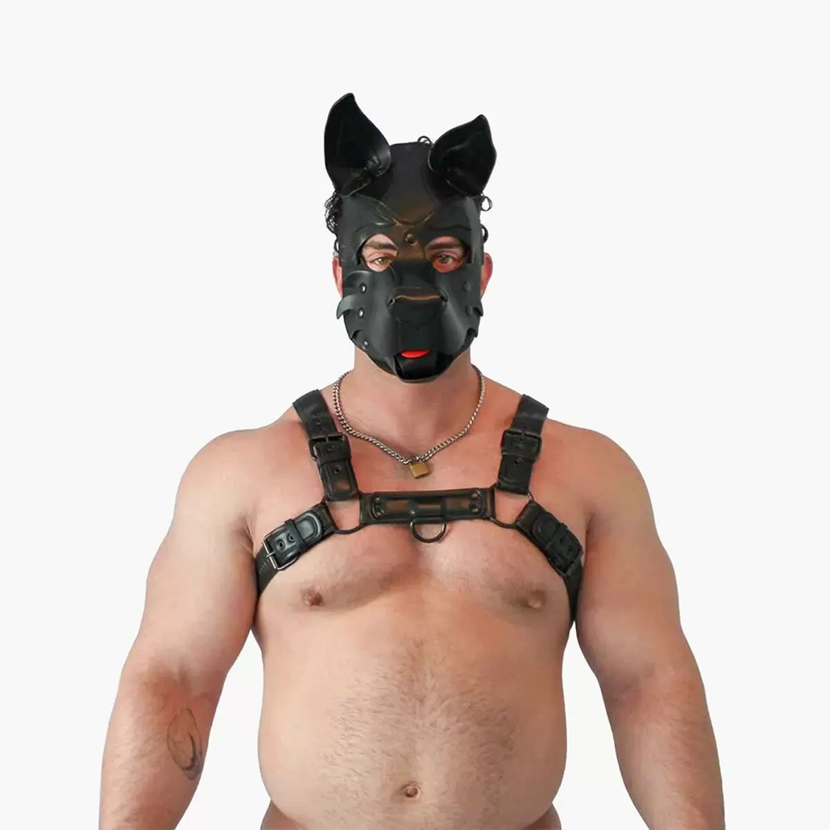 Vegan Pup Hood Black Red Blue White Vegan Pup Hood Black Red Blue White