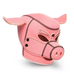 Swine Pig Neoprene Hood With Removeable Muzzle Swine Pig Neoprene Hood With Removeable Muzzle