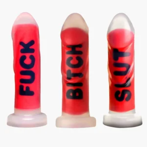 B*TCH F*CK SL*T Silicone Dildo B*TCH F*CK SL*T Silicone Dildo