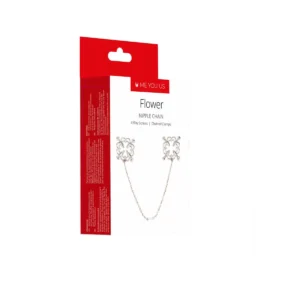 Flower Design Nipple Clamps Chain Flower Design Nipple Clamps Chain
