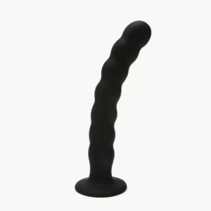 Ripple G-Spot Pegging Dildo Black 8 Inch Ripple G-Spot Pegging Dildo Black 8 Inch