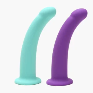Curved Dildo 7 Inch Purple Aqua Curved Dildo 7 Inch Purple Aqua