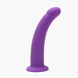 Curved Dildo 7 Inch Purple Aqua Curved Dildo 7 Inch Purple Aqua