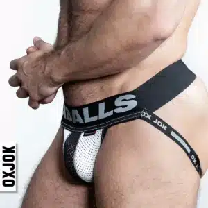 Ox Jok Airmesh Jock Strap Ice White Ox Jok Airmesh Jock Strap Ice White