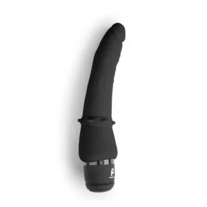 7″ Slim Anal Realistic Vibrator Black Flesh 7″ Slim Anal Realistic Vibrator Black Flesh