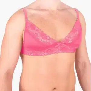 Mens Pink Lace Garter Set Mens Pink Lace Garter Set