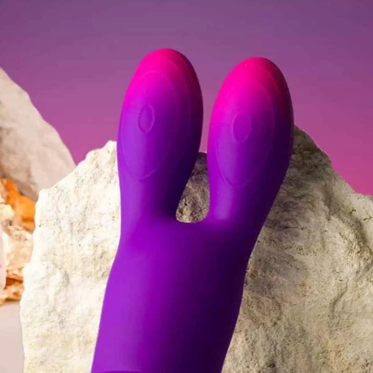 Glo-Girl Bunny Vibrator Purple Pink Glo-Girl Bunny Vibrator Purple Pink