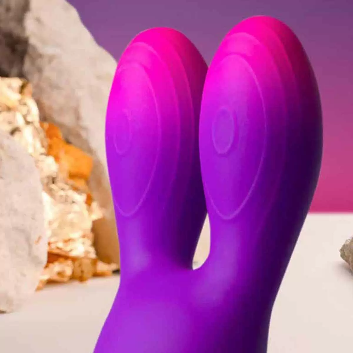 Glo-Girl Bunny Vibrator Purple Pink Glo-Girl Bunny Vibrator Purple Pink