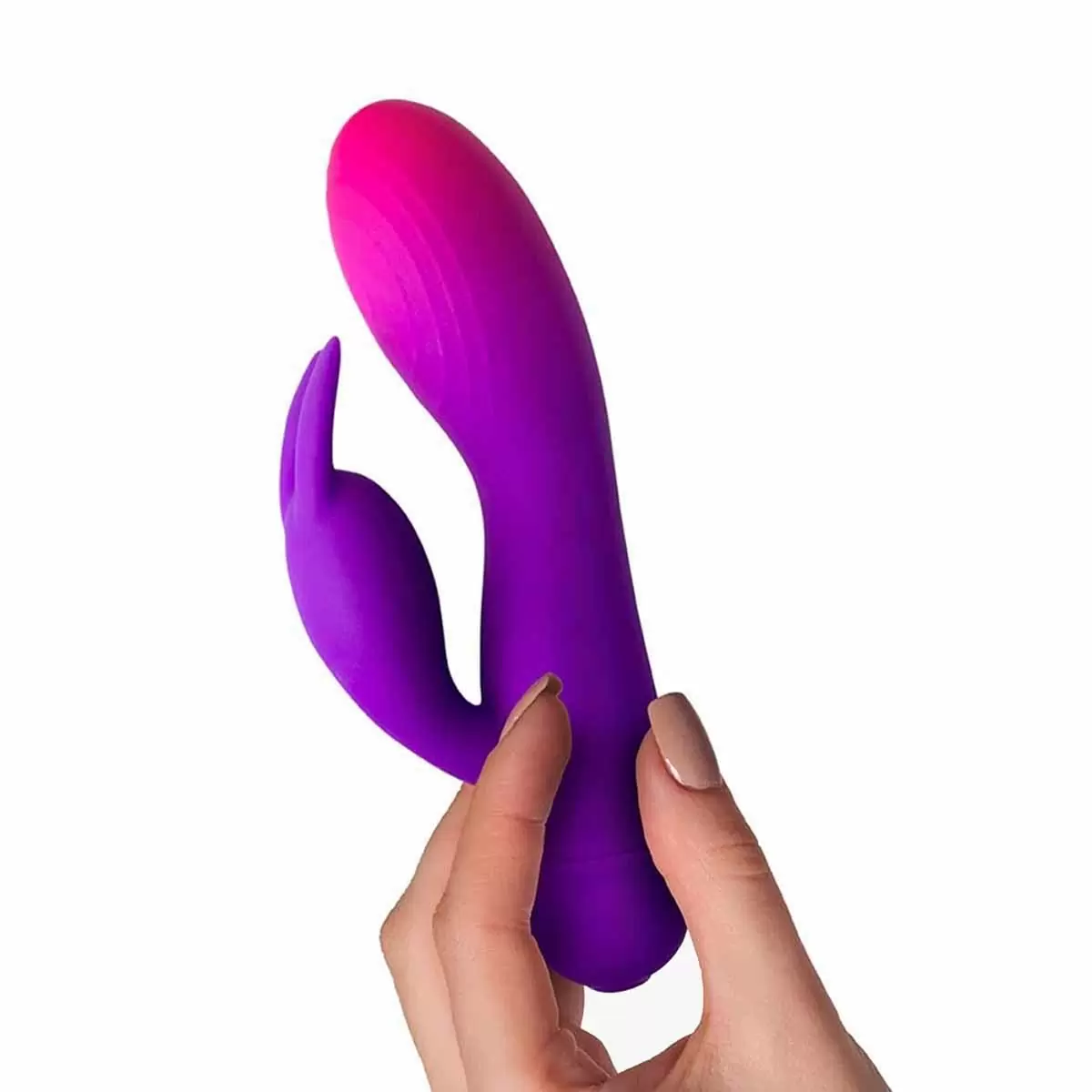 Glo-Girl Rabbit Vibrator Purple Pink Glo-Girl Rabbit Vibrator Purple Pink