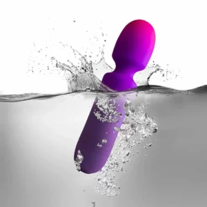 Glo-Girl Wand Vibrator Purple Pink Glo-Girl Wand Vibrator Purple Pink