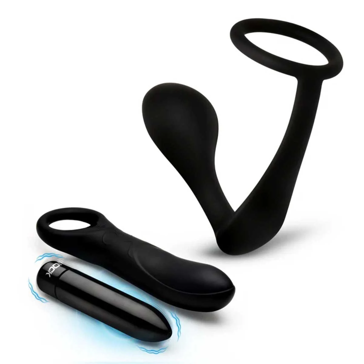 P-Spotter Silicone Prostate Vibrator Set P-Spotter Silicone Prostate Vibrator Set