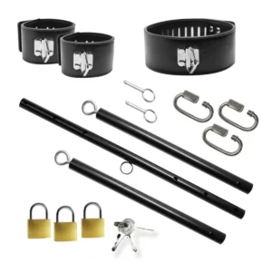 Master Series Dominion Bar Spreader Bar With Collar & Restraints Master Series Dominion Bar Spreader Bar With Collar & Restraints