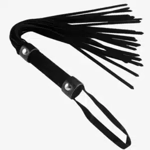 Short Suede Flogger Black Short Suede Flogger Black