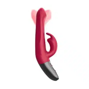Rotating Rechargeable Rabbit With Clit Stimulation Pink Rotating Rechargeable Rabbit With Clit Stimulation Pink
