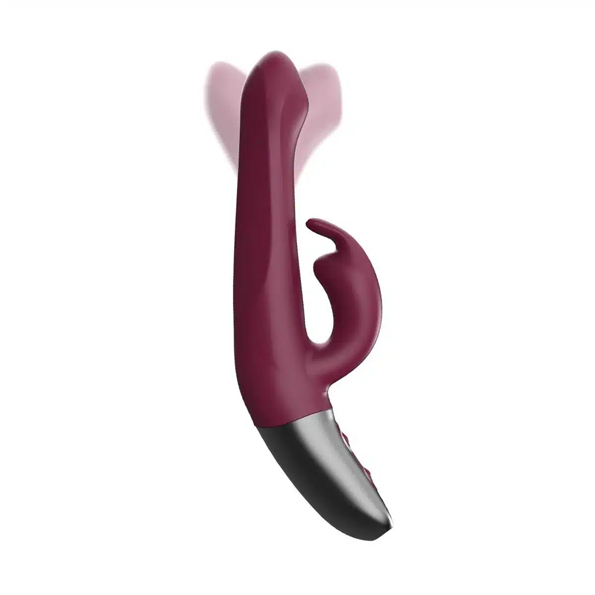 Rotating Rechargeable Rabbit With Clit Stimulation Pink Rotating Rechargeable Rabbit With Clit Stimulation Pink