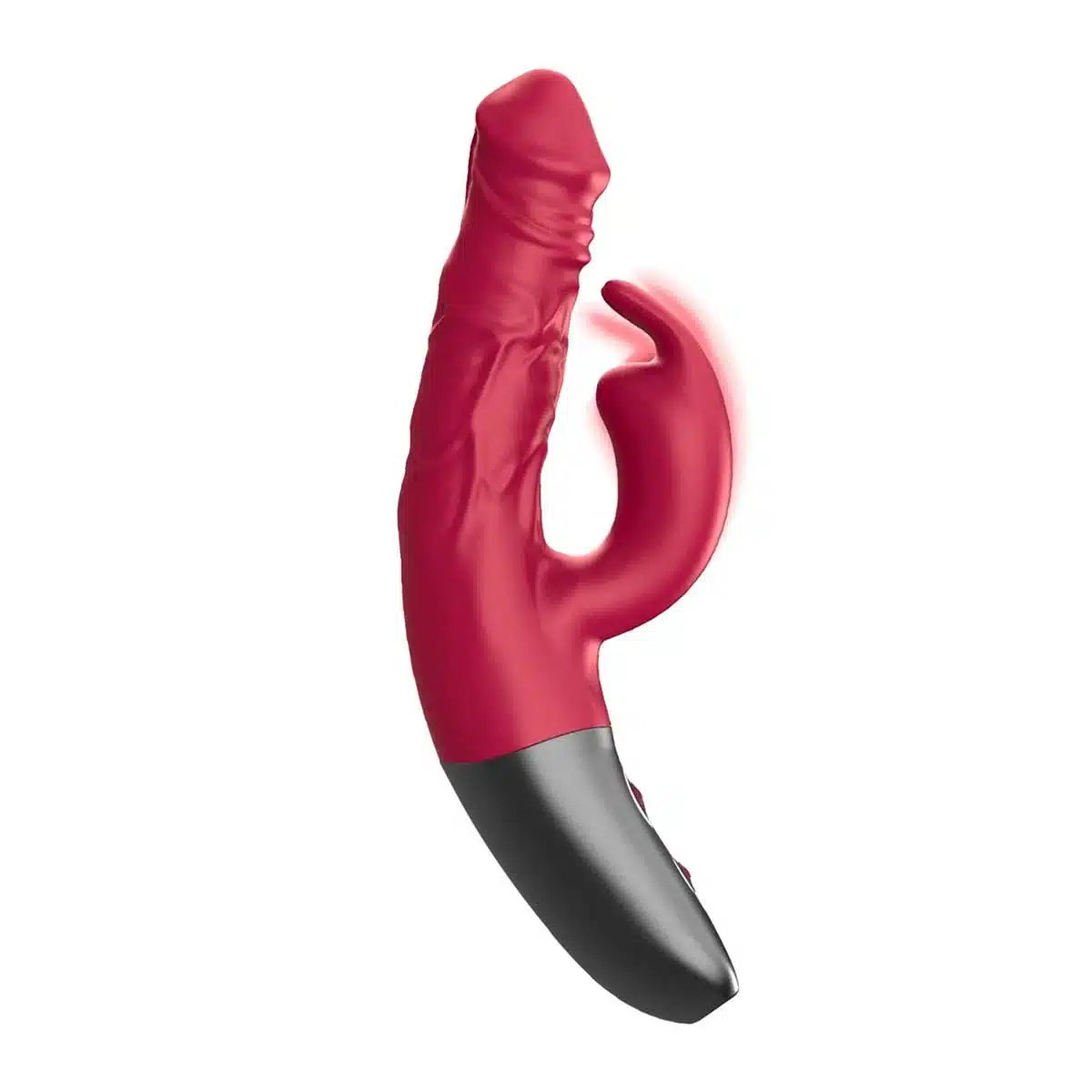 Rotating Rechargeable Rabbit With Clit Stimulation Pink Rotating Rechargeable Rabbit With Clit Stimulation Pink