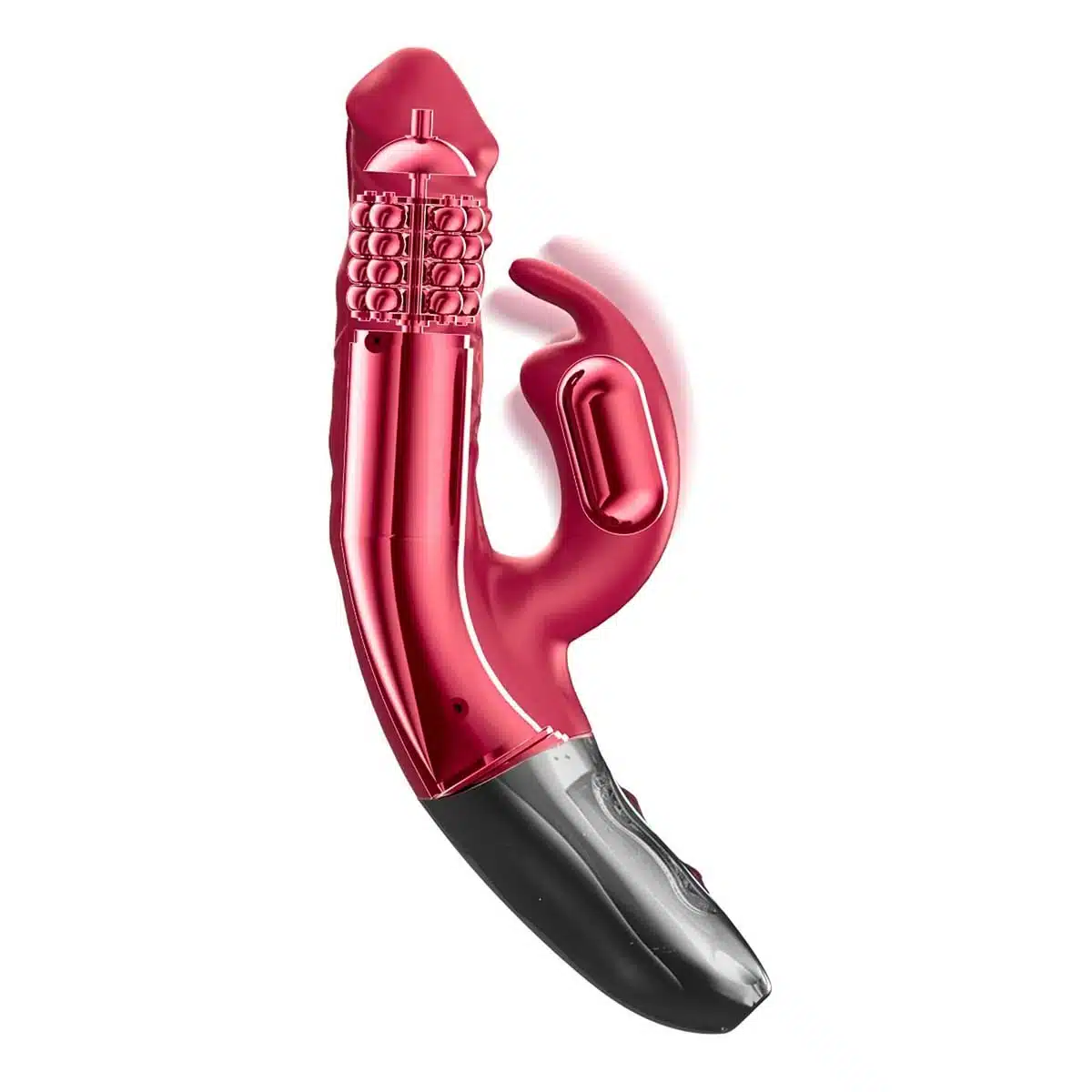 Rotating Rechargeable Rabbit With Clit Stimulation Pink Rotating Rechargeable Rabbit With Clit Stimulation Pink