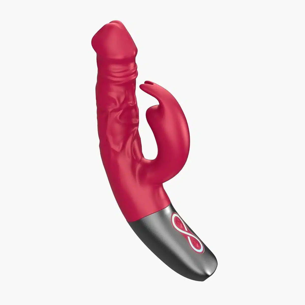 Rotating Rechargeable Rabbit With Clit Stimulation Pink Rotating Rechargeable Rabbit With Clit Stimulation Pink