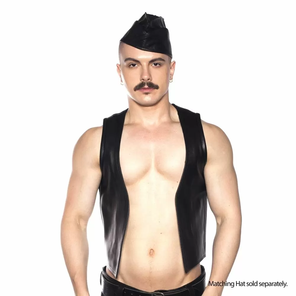 PROWLER RED Genuine Leather Waistcoat Black BLUF Gay Fetish - Picture 5 of 8