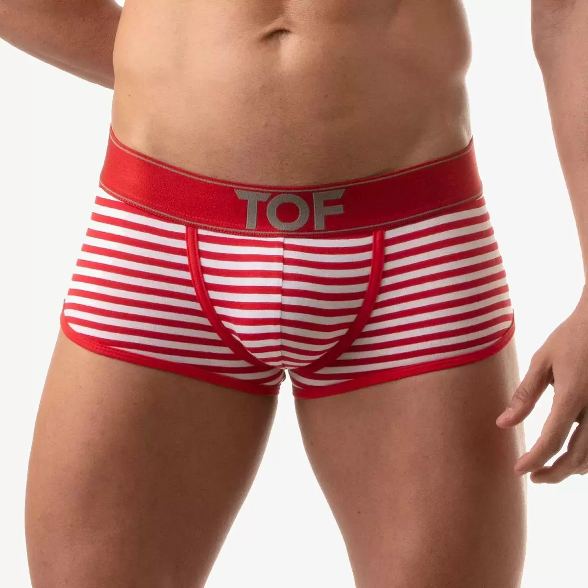 TOF Paris Sexy Sailor Boxer Shorts,XXL Pouch,Striped Nautical Design - Picture 12 of 19