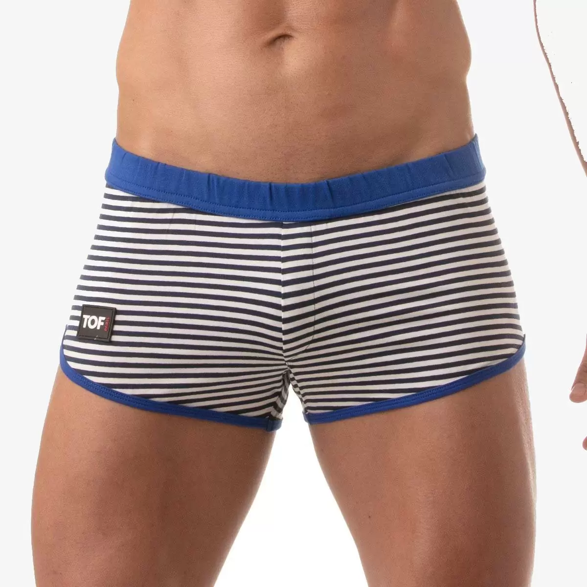TOF Paris Sailor Mini Shorts, Curved Fit, gestreift blau rot - Bild 14 von 20